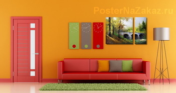 Модульная картина Мцыри. Осень.