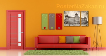 Модульная картина Национальный Пражский Музей