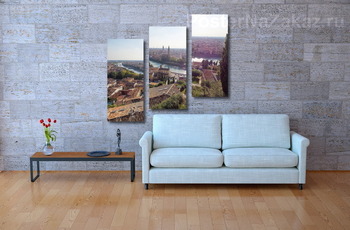 Модульная картина Крыши старой Вероны