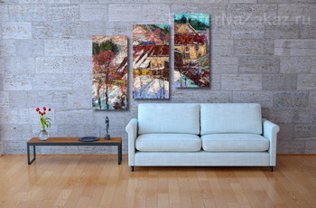 Модульная картина Зимний пейзаж