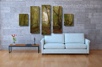 Модульная картина Чародейский лес