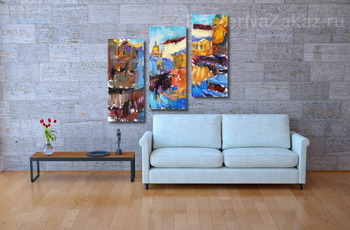 Модульная картина Река Мойка