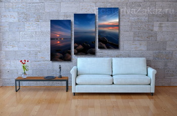 Модульная картина Ночь на Плещеевом