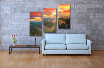 Модульная картина На рассвете