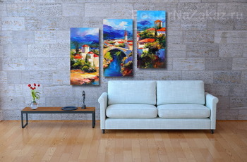 Модульная картина Моментом импульса