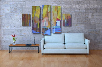 Модульная картина Золото осени