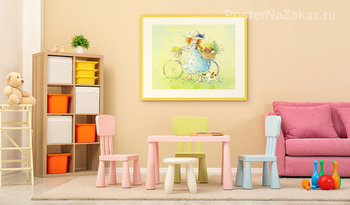 Модульная картина Велосипед