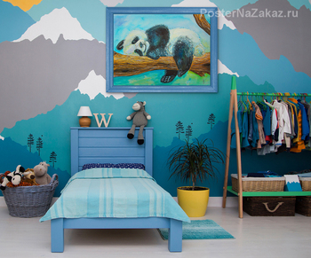 Модульная картина Панда