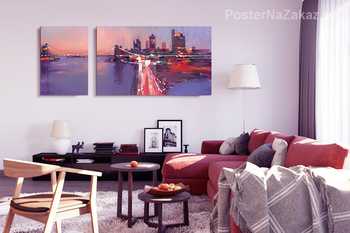 Модульная картина Мегаполис