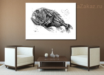 Модульная картина Страшная красота