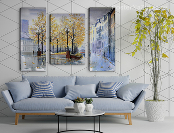 Модульная картина Яузский бульвар