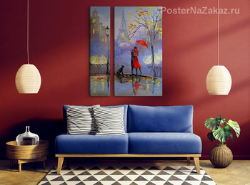 Модульная картина Романтика