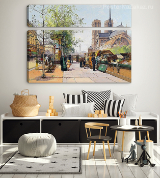 Модульная картина Нотр-Дам де Пари