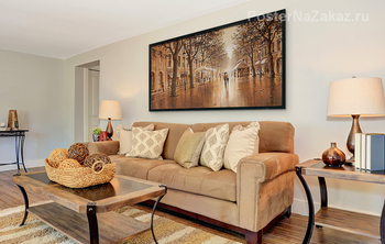 Модульная картина  Бульвары Барселоны