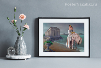 Модульная картина Муза Эвтерпа