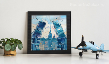 Модульная картина Дворцовый мост