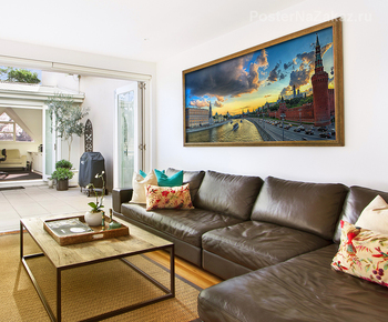 Модульная картина Московская панорама