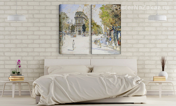 Модульная картина Бульвар Сен-Мартен, Париж