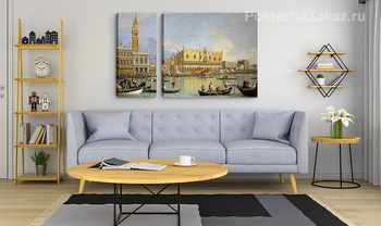 Модульная картина Дворец Дожей и Сан-Марко