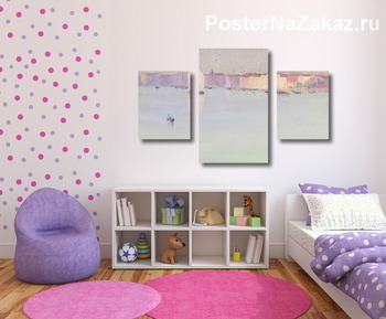 Модульная картина Раннее утро, Венеция