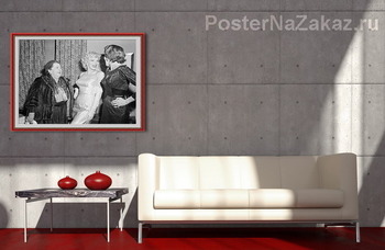 Модульная картина Мерелин Монро на приёме у Фрэнка Деланей,1955г.