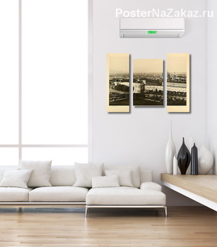 Модульная картина Китайгородская стена ,1887