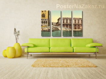 Модульная картина Мост вздохов, Венеция, Италия