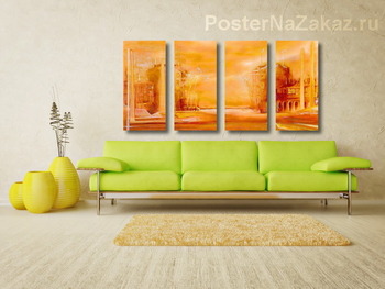 Модульная картина Жаркий полдень
