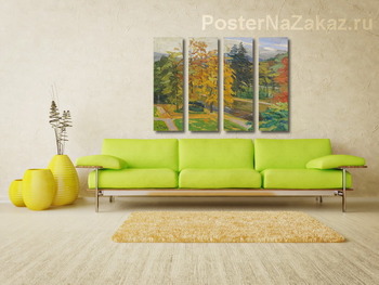 Модульная картина Лихтенталь алея в Баден-Баден