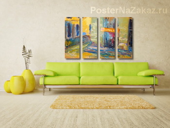 Модульная картина Музыкальный вечер