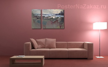 Модульная картина Нью-Йорк, залив