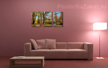 Модульная картина Осень в Царском Селе