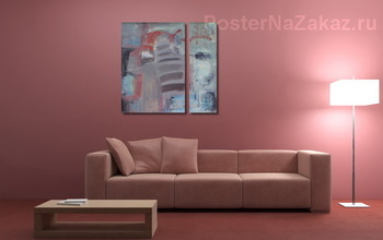 Модульная картина лестница в парке