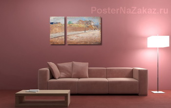 Модульная картина Парижская улица