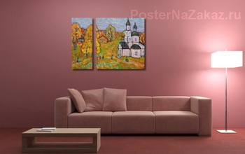 Модульная картина Воскресный день