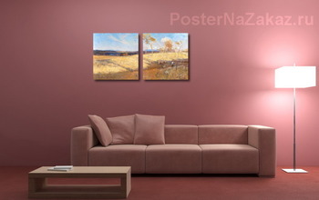 Модульная картина Золотое лето, Иглмонт