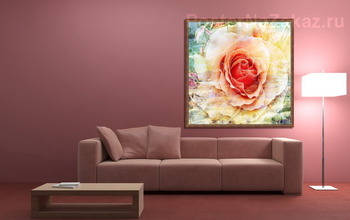Модульная картина Бутон розы