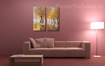 Модульная картина Московская осень