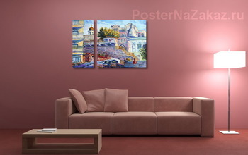 Модульная картина Дорога к Храму