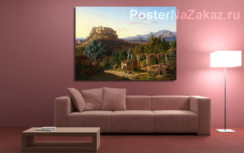 Модульная картина Пейзаж с замком Масса ди Каррара