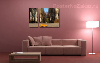 Модульная картина Листок