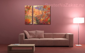 Модульная картина Начало осени