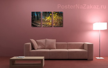 Модульная картина По следам осени