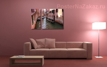 Модульная картина Каналы Венеции
