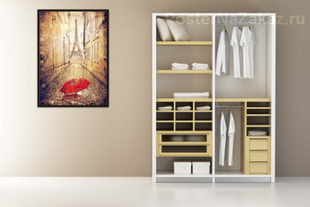 Модульная картина Парижская улица