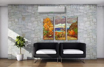 Модульная картина Наступила осень