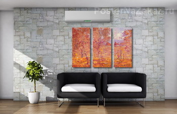 Модульная картина Сельская местность тосканы