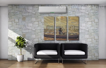 Модульная картина Фонтан на площади Труда, Екатеринбург