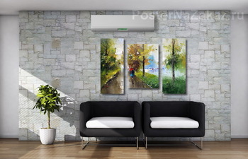 Модульная картина Проспект