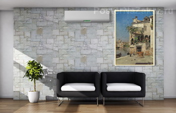 Модульная картина Тихий день в Венеции